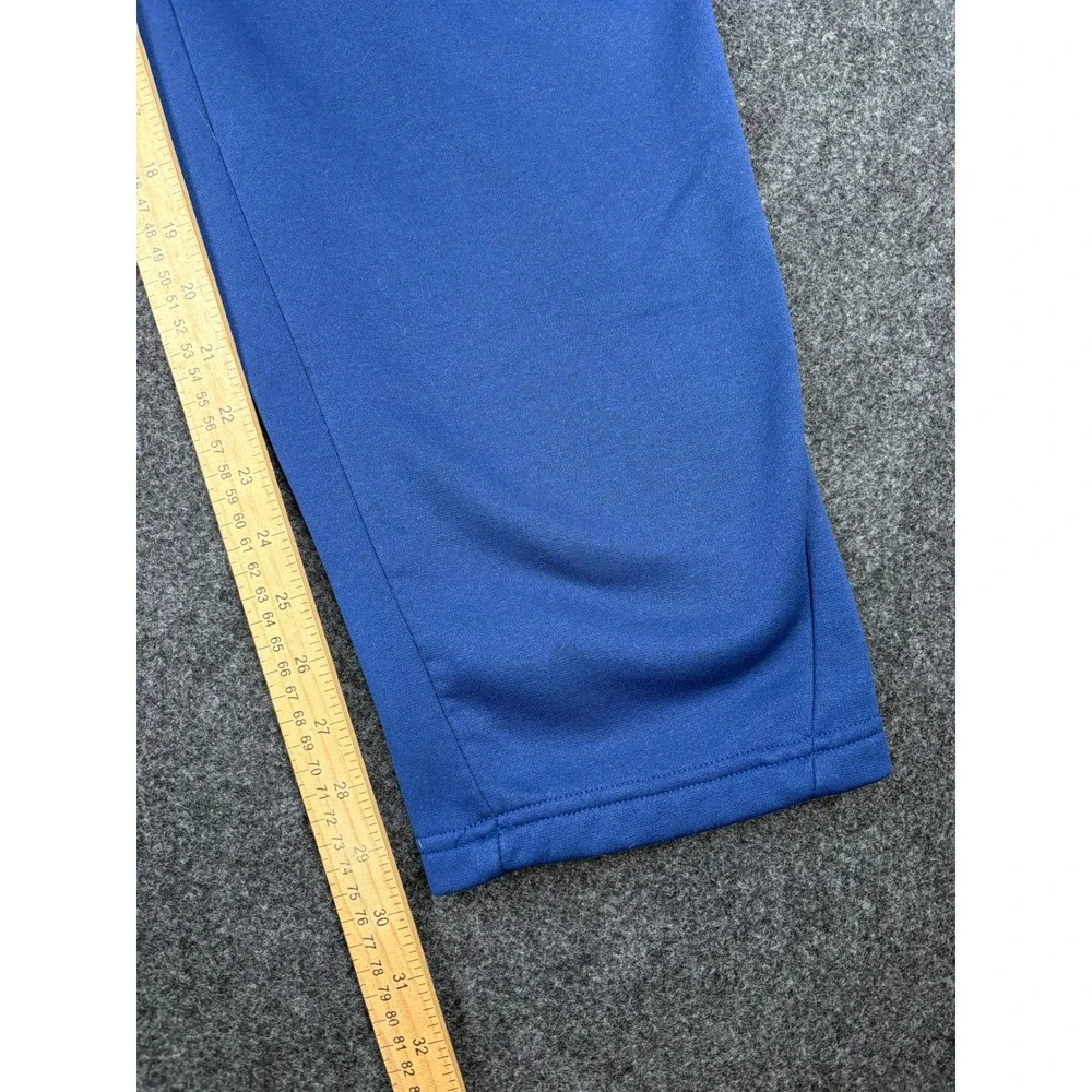 Nike Dri-FIT Boys Blue Fleece Training Pants Joggers Medium M Reflective Swoosh